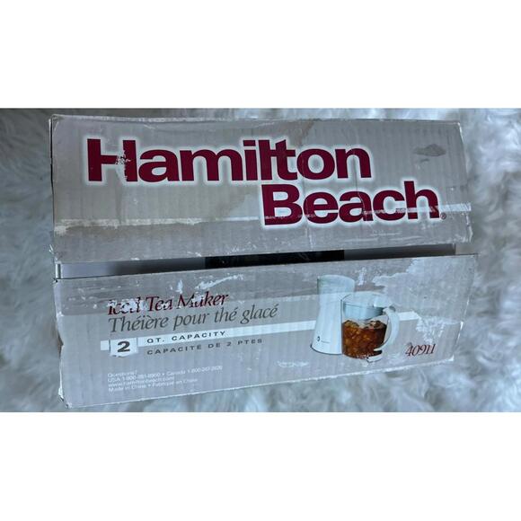 Hamilton Beach 2 QT Iced Tea Maker W/Auto Shut-Off Model 40911 Open Box New - Picture 5 of 10